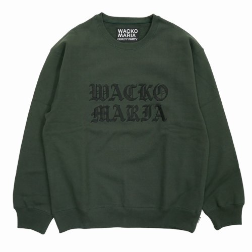 他の写真1: WACKO MARIA/HEAVY WEIGHT CREW NECK SWEAT SHIRT（GREEN）［クルーネックスウェット-23秋冬］