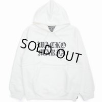 WACKO MARIA/HEAVY WEIGHT PULL OVER HOODED SWEAT SHIRT（WHITE）［プルオーバーパーカー-23秋冬］