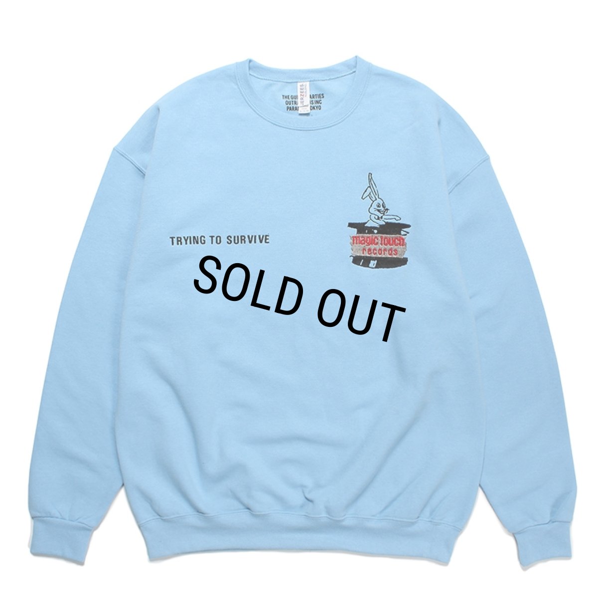 画像1: WACKO MARIA/SWEAT SHIRT（BLUE）［クルーネックスウェット-23秋冬］ (1)