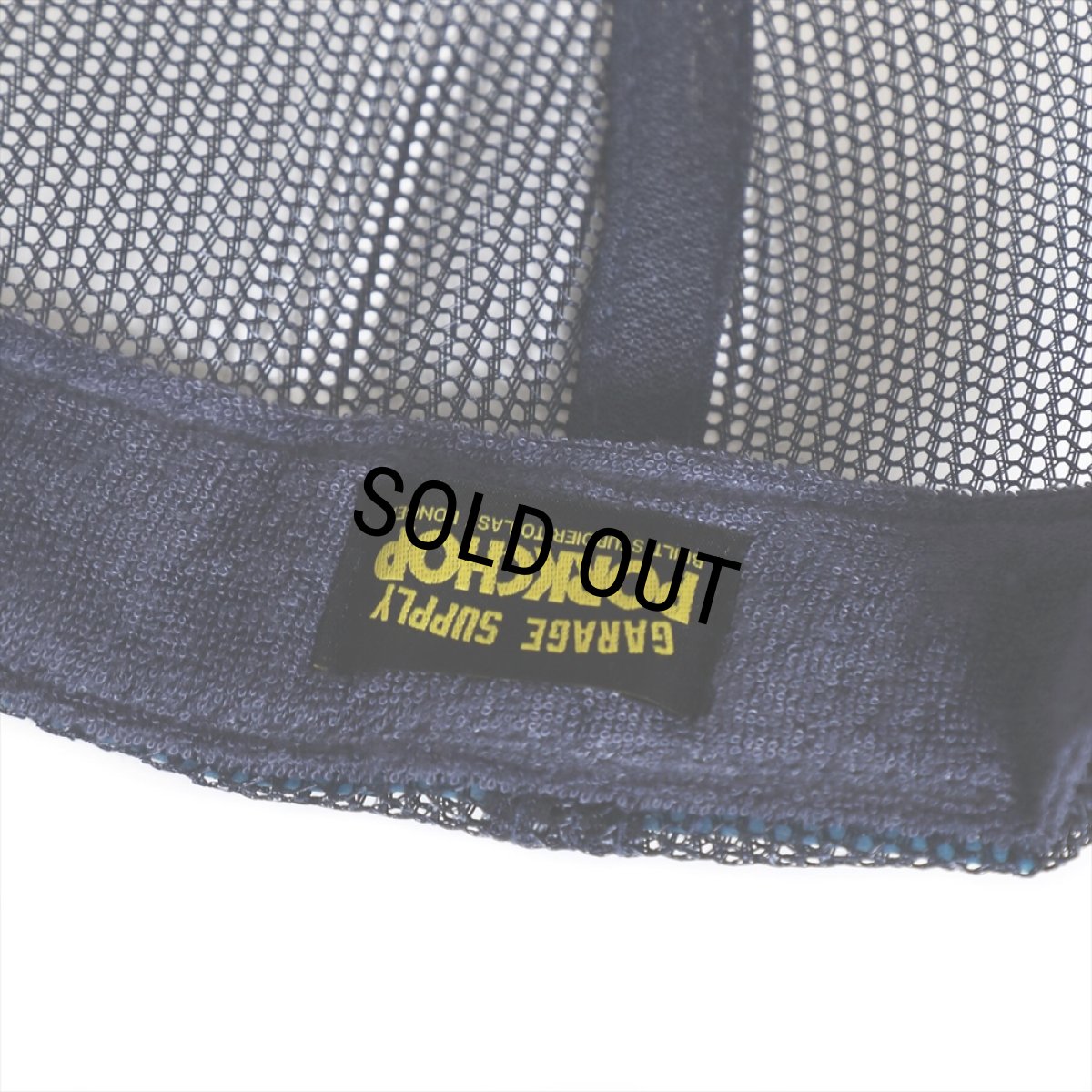 画像4: PORKCHOP/STENCIL CS MESH CAP（NAVY）［メッシュキャップ-23秋冬］ (4)