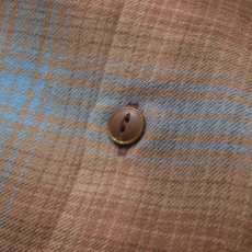 画像5: 【30%OFF】RATS/COTTON RAYON CHECK SHIRT（BROWN CHECK）［コットンレーヨンチェックシャツ-23秋冬］ (5)