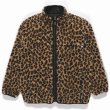 WACKO MARIA/REVERSIBLE LEOPARD BOA FLEECE JACKET（BEIGE