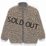 WACKO MARIA/REVERSIBLE LEOPARD BOA FLECE JACKET（BEIGE）［リバーシブルレオパードボアフリースJKT-23秋冬］