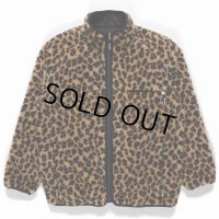 WACKO MARIA/REVERSIBLE LEOPARD BOA FLEECE JACKET（BEIGE）［リバーシブルレオパードボアフリースJKT-23秋冬］