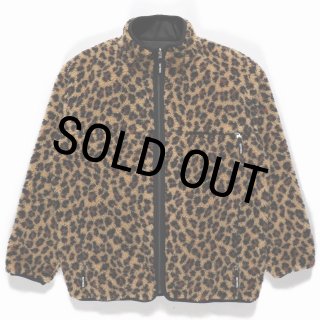 WACKO MARIA/REVERSIBLE LEOPARD BOA FLEECE JACKET（BEIGE