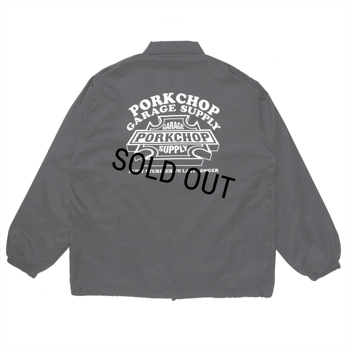 画像1: PORKCHOP/3D B&S COACH JKT（BLACK）［コーチJKT-23秋冬］ (1)