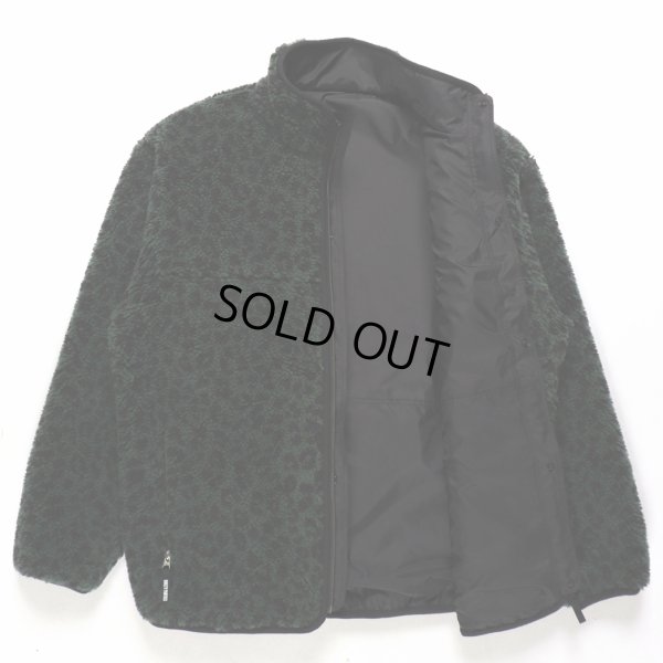 画像2: WACKO MARIA/REVERSIBLE LEOPARD BOA FLEECE JACKET（GREEN）［リバーシブルレオパードボアフリースJKT-23秋冬］