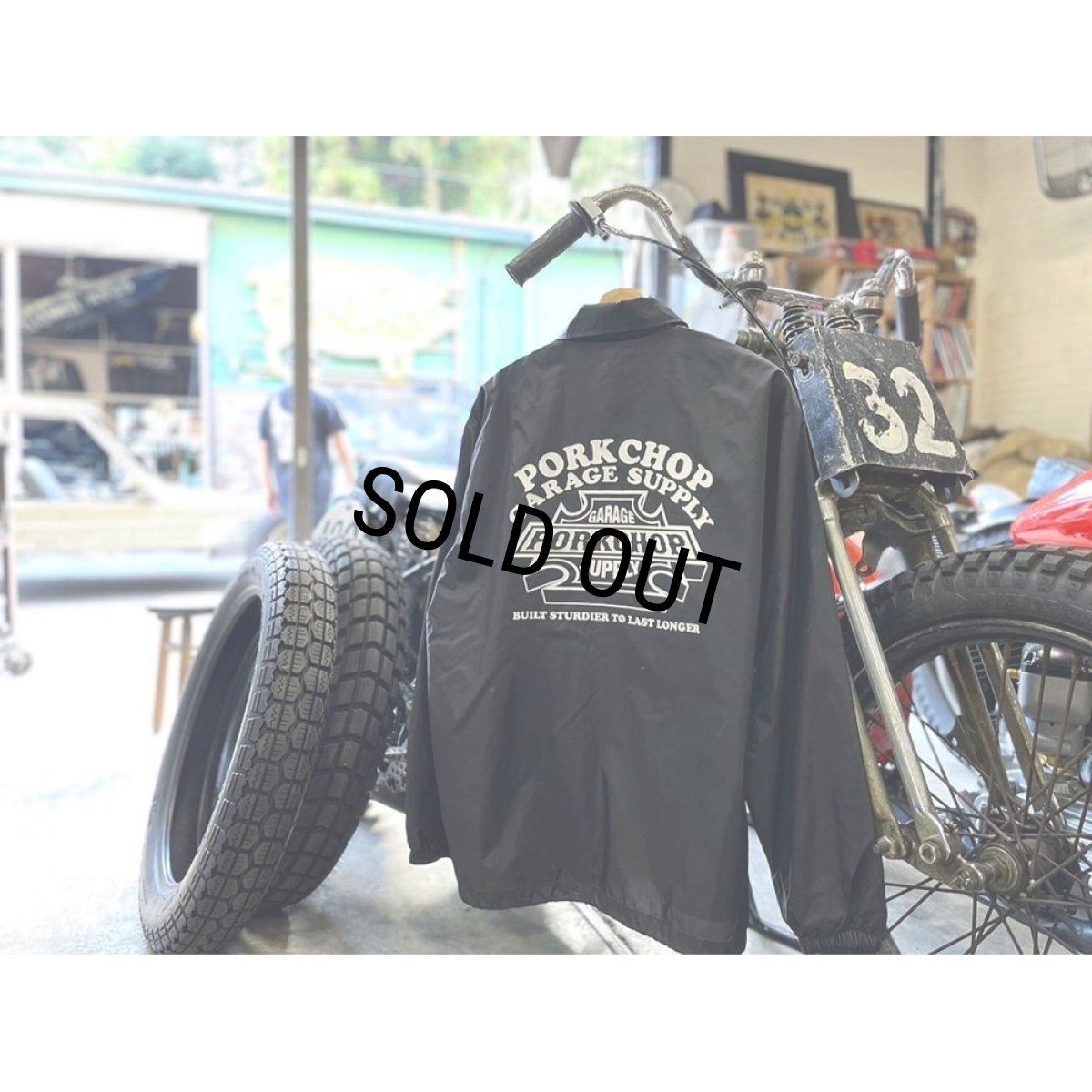 画像7: PORKCHOP/3D B&S COACH JKT（BLACK）［コーチJKT-23秋冬］ (7)