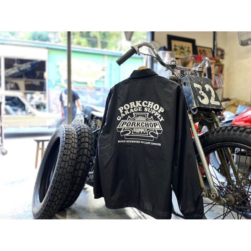 画像3: PORKCHOP/3D B&S COACH JKT（BLACK）［コーチJKT-23秋冬］