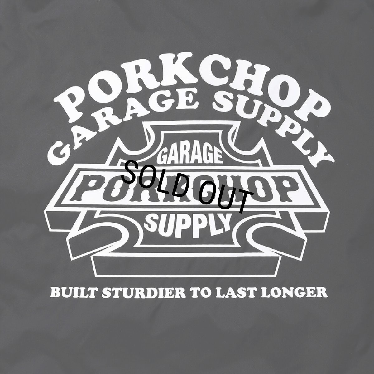 画像6: PORKCHOP/3D B&S COACH JKT（BLACK）［コーチJKT-23秋冬］ (6)