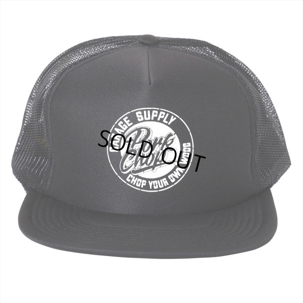 画像1: PORKCHOP/STENCIL CS MESH CAP（BLACK）［メッシュキャップ-23秋冬］