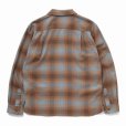 画像2: 【30%OFF】RATS/COTTON RAYON CHECK SHIRT（BROWN CHECK）［コットンレーヨンチェックシャツ-23秋冬］ (2)