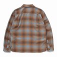 画像2: RATS/COTTON RAYON CHECK SHIRT（BROWN CHECK）［コットンレーヨンチェックシャツ-23秋冬］ (2)