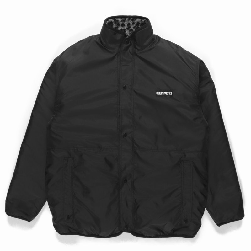 画像3: WACKO MARIA/REVERSIBLE LEOPARD BOA FLEECE JACKET（GRAY）［リバーシブルレオパードボアフリースJKT-23秋冬］