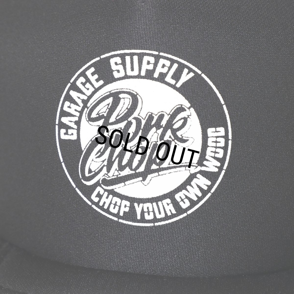 画像3: PORKCHOP/STENCIL CS MESH CAP（BLACK）［メッシュキャップ-23秋冬］ (3)