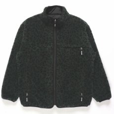 画像1: WACKO MARIA/REVERSIBLE LEOPARD BOA FLEECE JACKET（GREEN）［リバーシブルレオパードボアフリースJKT-23秋冬］ (1)