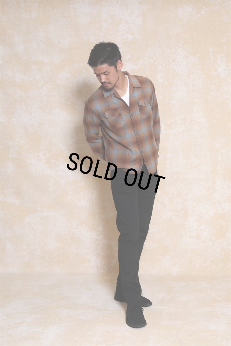 画像6: 【30%OFF】RATS/COTTON RAYON CHECK SHIRT（BROWN CHECK）［コットンレーヨンチェックシャツ-23秋冬］ (6)