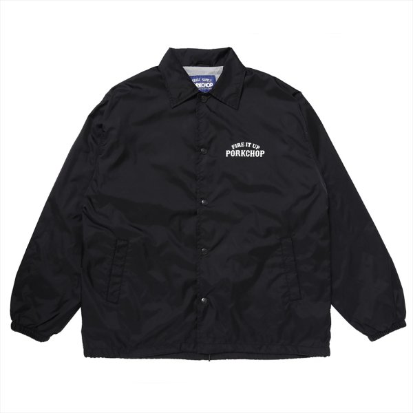 画像2: PORKCHOP/3D B&S COACH JKT（BLACK）［コーチJKT-23秋冬］