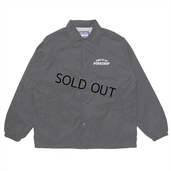 画像2: PORKCHOP/3D B&S COACH JKT（BLACK）［コーチJKT-23秋冬］