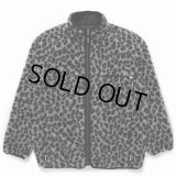 WACKO MARIA/REVERSIBLE LEOPARD BOA FLECE JACKET（GRAY）［リバーシブルレオパードボアフリースJKT-23秋冬］