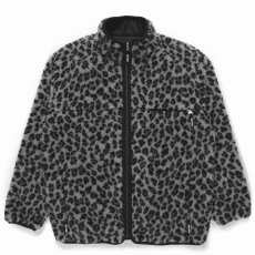 画像1: WACKO MARIA/REVERSIBLE LEOPARD BOA FLEECE JACKET（GRAY）［リバーシブルレオパードボアフリースJKT-23秋冬］ (1)