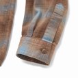 画像4: 【30%OFF】RATS/COTTON RAYON CHECK SHIRT（BROWN CHECK）［コットンレーヨンチェックシャツ-23秋冬］