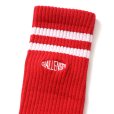 画像3: CHALLENGER/SKULL FOOT SOCKS（RED）［スカルフットソックス-24春夏］ (3)