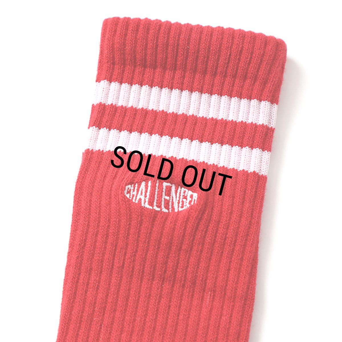 画像3: CHALLENGER/SKULL FOOT SOCKS（RED）［スカルフットソックス-24春夏］ (3)