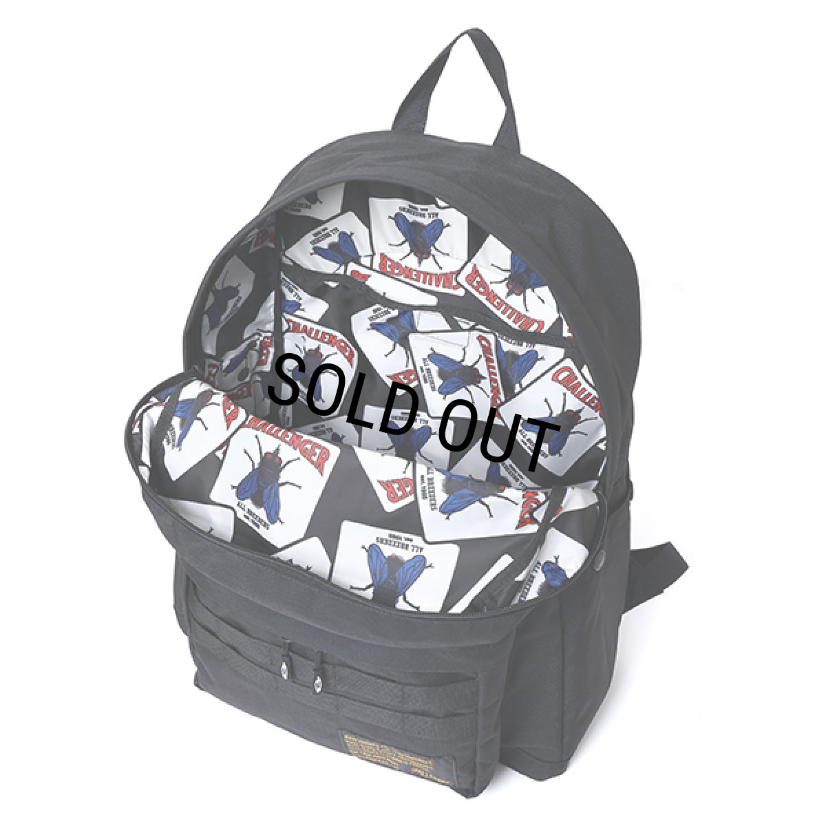 画像4: CHALLENGER/MILITARY BACKPACK（BLACK）［ミリタリーバックパック-24春夏］ (4)