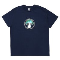 CHALLENGER/SHROOM TEE（NAVY）［プリントT-24春夏］