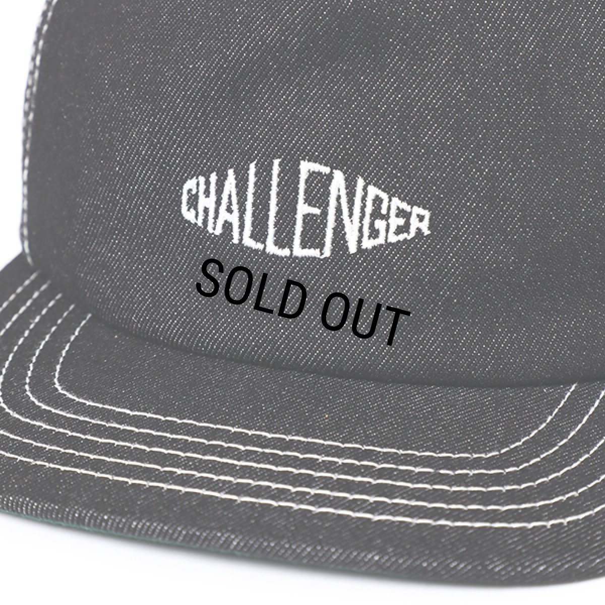 画像4: CHALLENGER/DENIM LOGO CAP（INDIGO）［デニムロゴキャップ-24春夏］ (4)