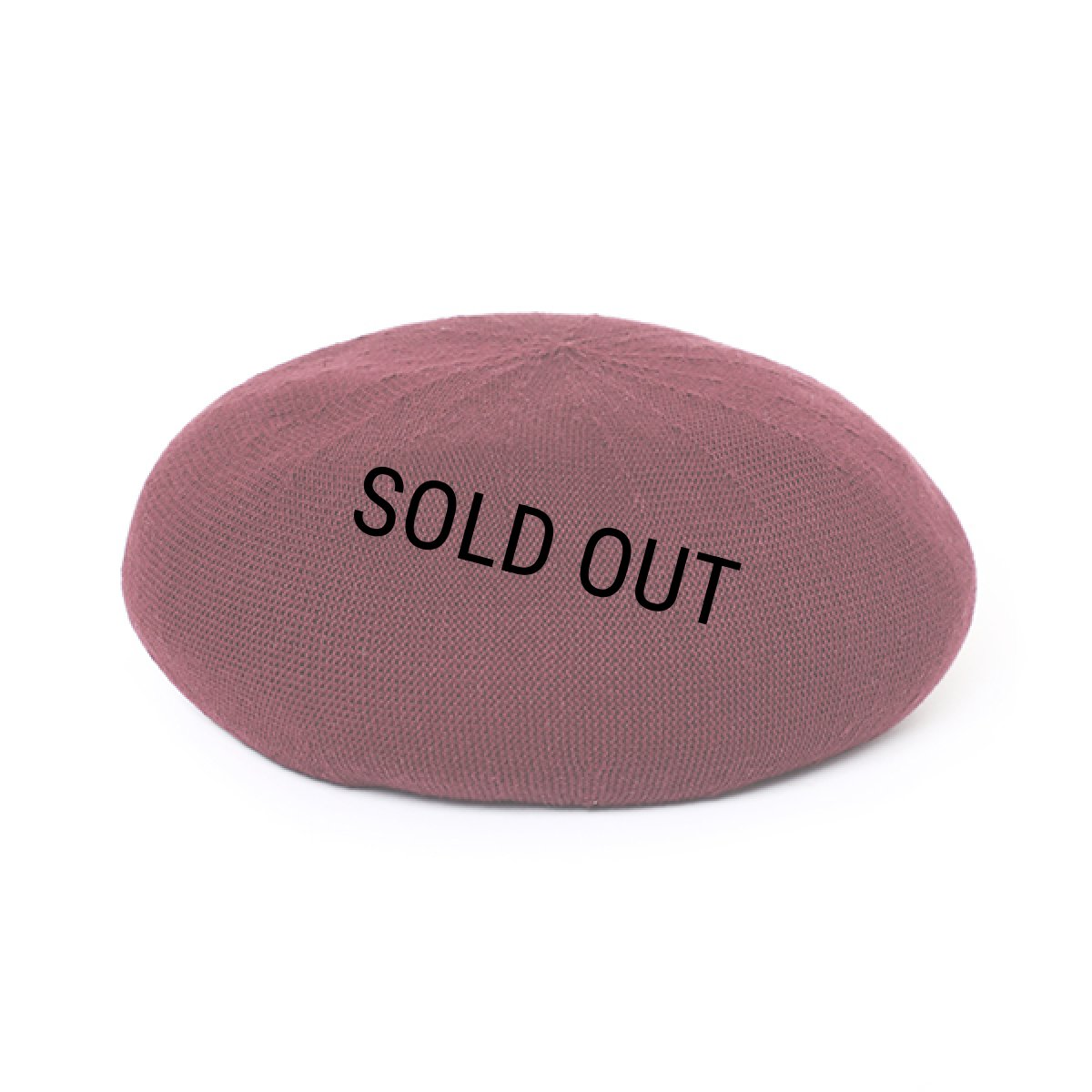 画像1: CHALLENGER/COTTON BERET（BURGUNDY）［コットンベレー帽-24春夏］ (1)
