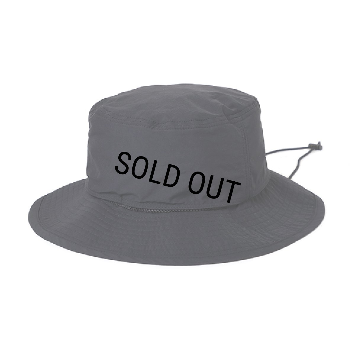 画像2: CHALLENGER/BEACH BUCKET HAT（BLACK）［ビーチバケットハット-24春夏］ (2)