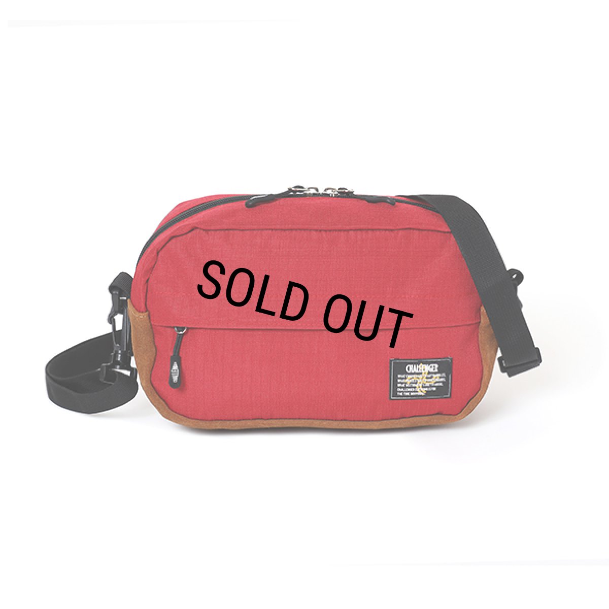 画像1: CHALLENGER/NYLON SHOULDER POUCH（RED）［ナイロンショルダーポーチ-24春夏］ (1)