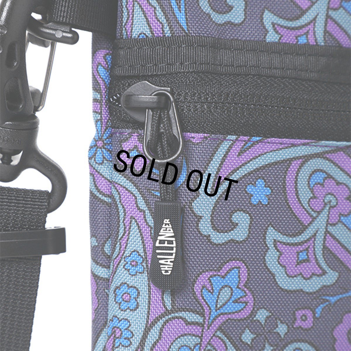 画像7: CHALLENGER/PAISLEY SACOCHE（CHARCOAL/PURPLE）［ペイズリーサコッシュ-24春夏］ (7)
