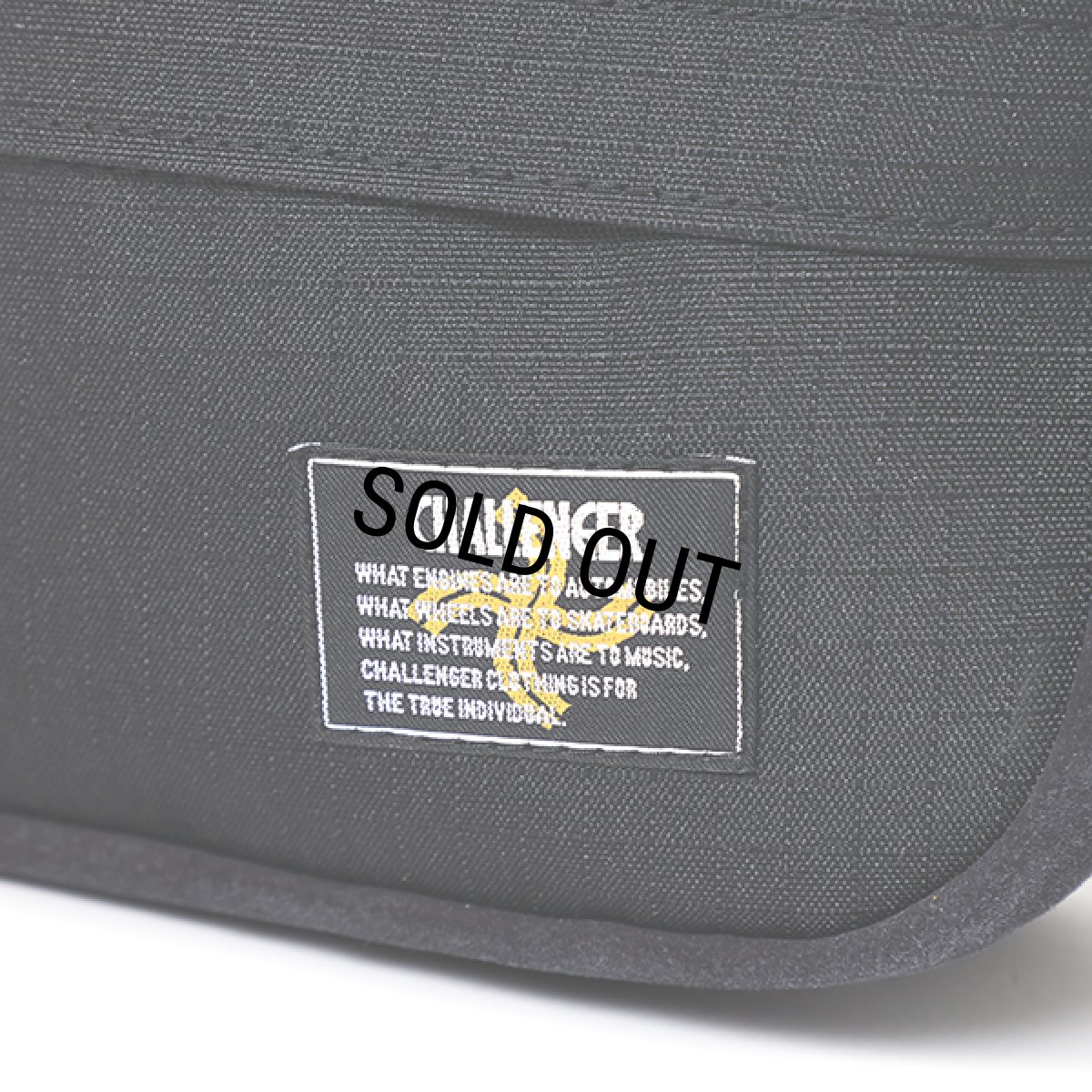 画像8: CHALLENGER/NYLON SHOULDER POUCH（BLACK）［ナイロンショルダーポーチ-24春夏］ (8)