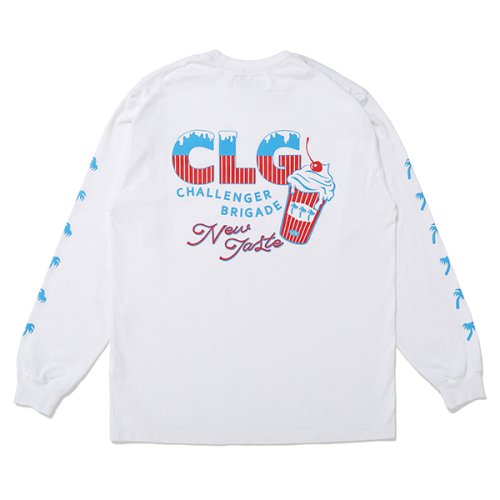 他の写真2: CHALLENGER/L/S ICECREAM TEE（WHITE）［プリント長袖T-24春夏］