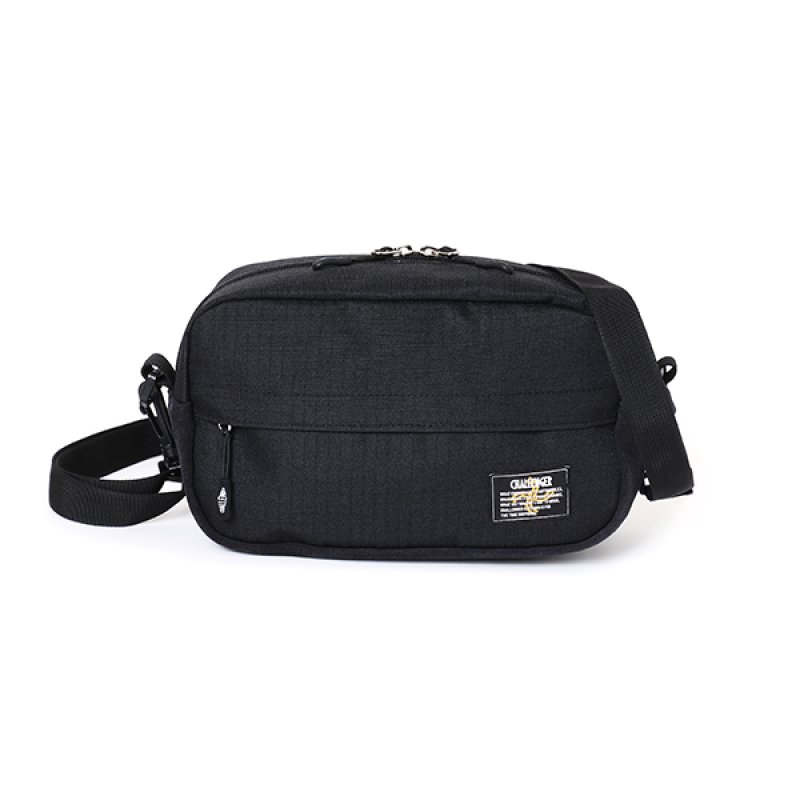 画像1: CHALLENGER/NYLON SHOULDER POUCH（BLACK）［ナイロンショルダーポーチ-24春夏］