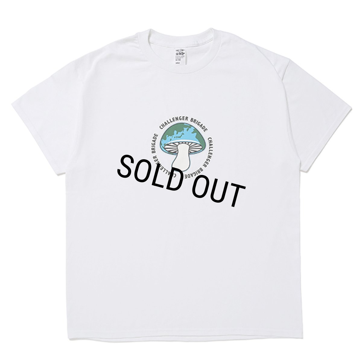 画像1: CHALLENGER/SHROOM TEE（WHITE）［プリントT-24春夏］ (1)