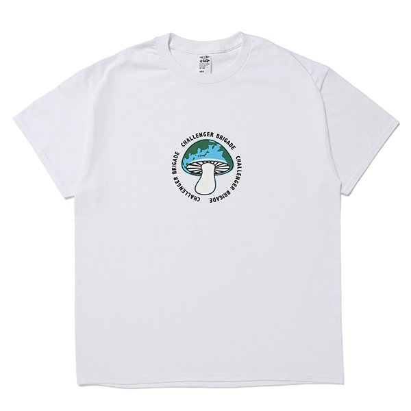 画像1: CHALLENGER/SHROOM TEE（WHITE）［プリントT-24春夏］