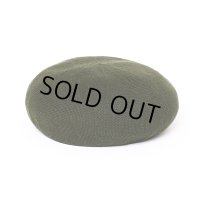 CHALLENGER/COTTON BERET（OLIVE）［コットンベレー帽-24春夏］