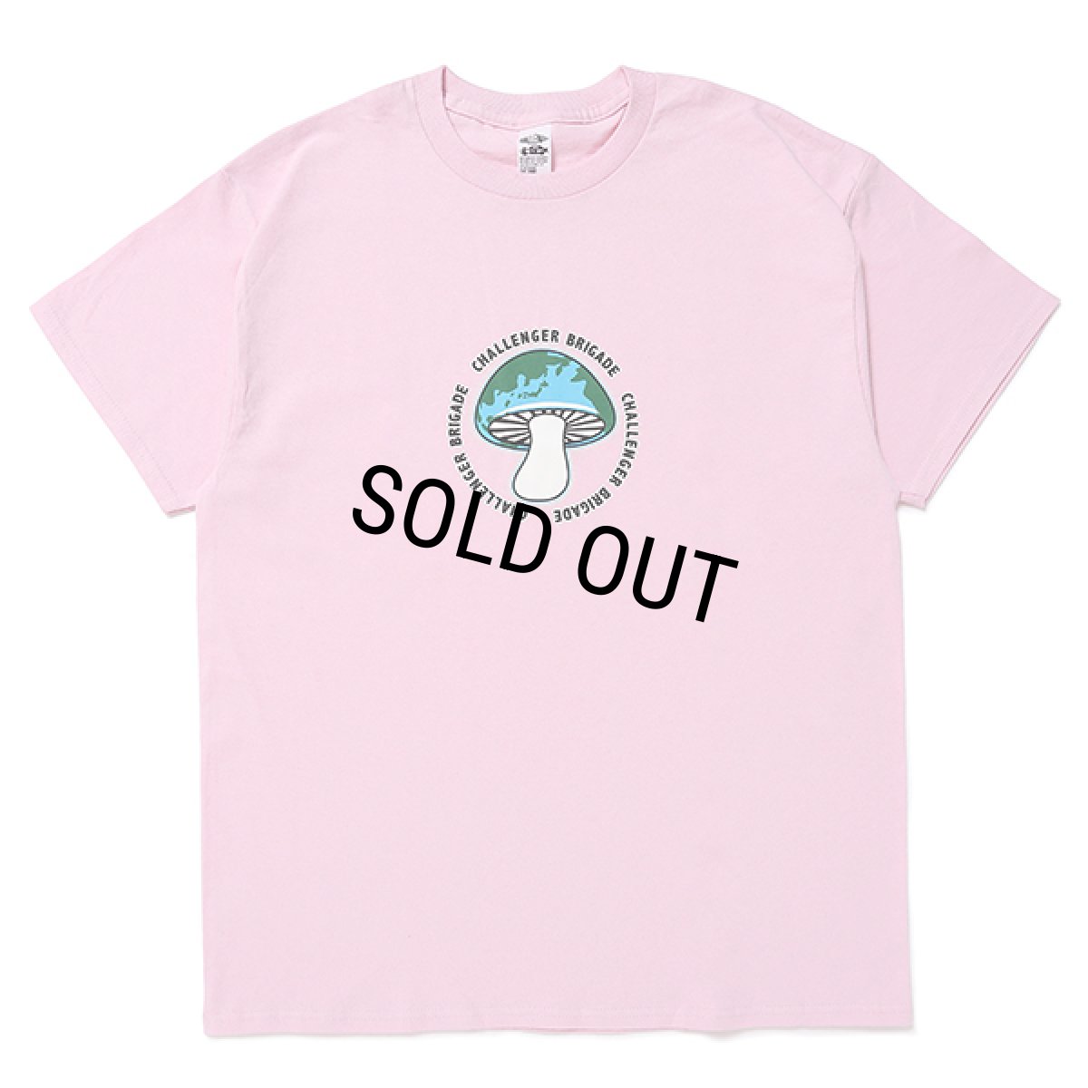 画像1: CHALLENGER/SHROOM TEE（PINK）［プリントT-24春夏］ (1)
