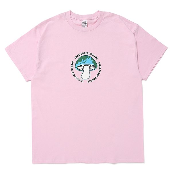 画像1: CHALLENGER/SHROOM TEE（PINK）［プリントT-24春夏］