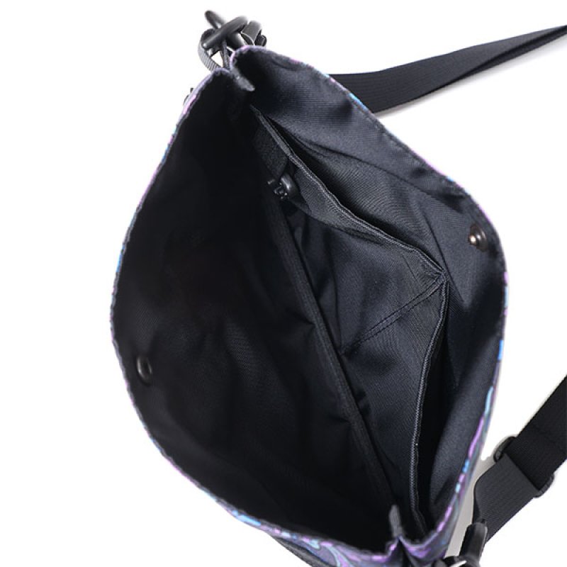 画像3: CHALLENGER/PAISLEY SACOCHE（CHARCOAL/PURPLE）［ペイズリーサコッシュ-24春夏］