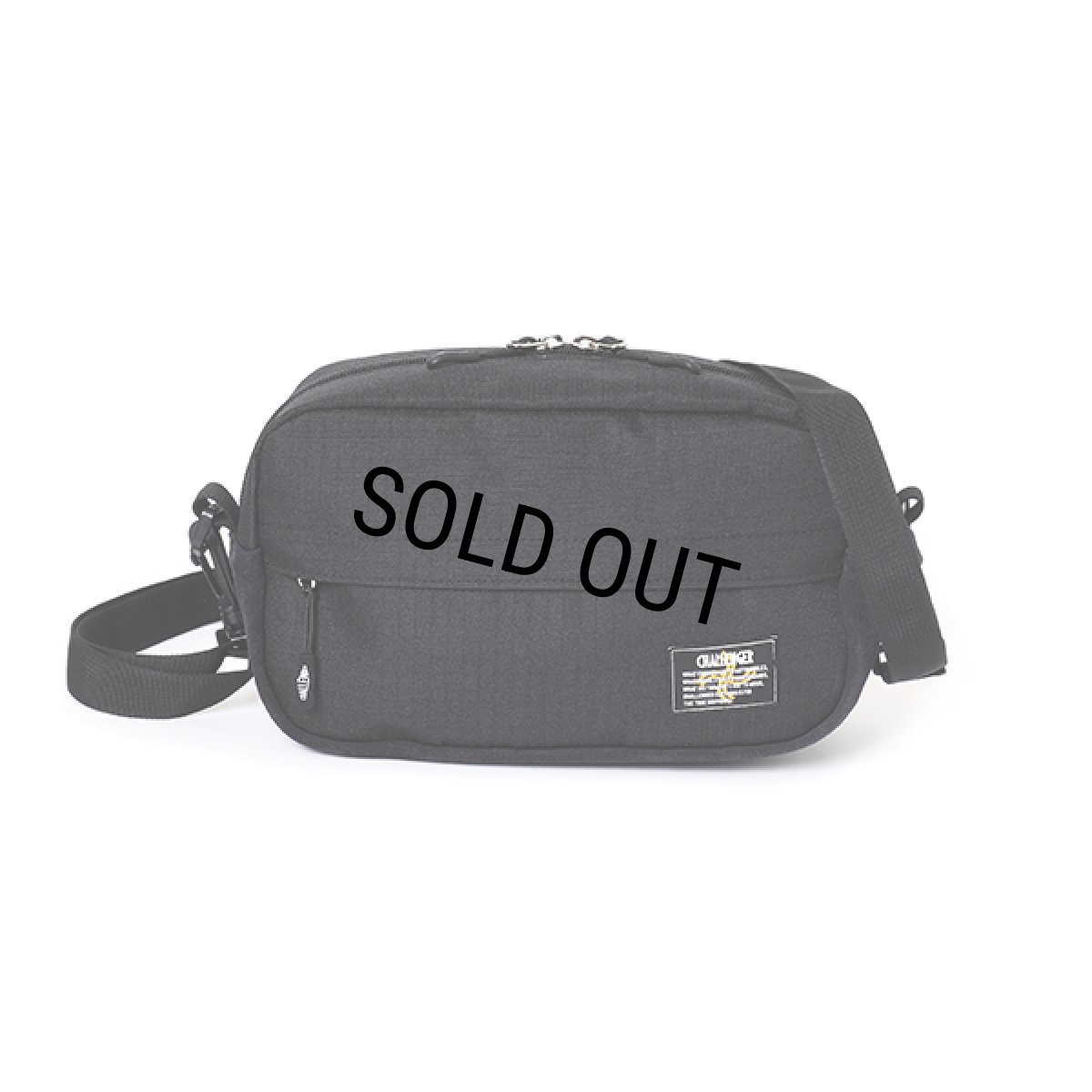 画像1: CHALLENGER/NYLON SHOULDER POUCH（BLACK）［ナイロンショルダーポーチ-24春夏］ (1)