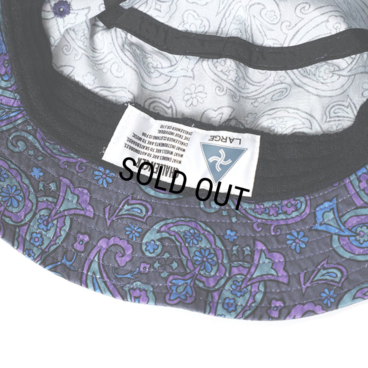 画像5: CHALLENGER/PAISLEY HAT（CHARCOAL/PURPLE）［ペイズリーハット-24春夏］ (5)