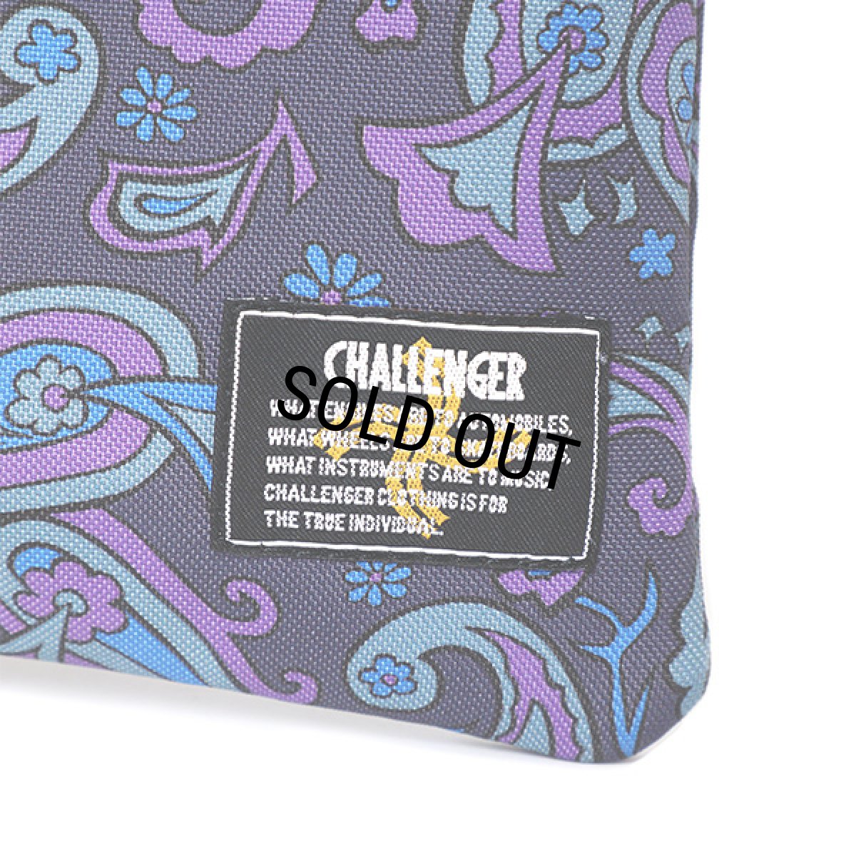 画像9: CHALLENGER/PAISLEY SACOCHE（CHARCOAL/PURPLE）［ペイズリーサコッシュ-24春夏］ (9)
