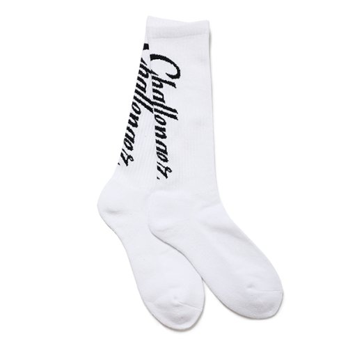 他の写真1: CHALLENGER/VERTICAL LOGO SOCKS（WHITE）［ヴァーティカルロゴソックス-24春夏］