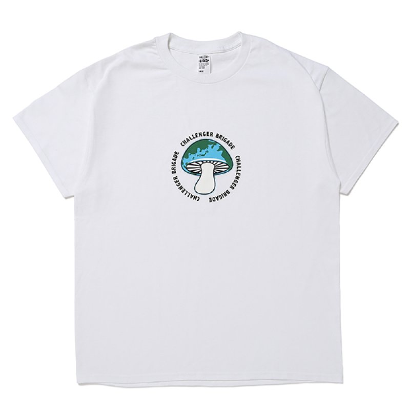 画像1: CHALLENGER/SHROOM TEE（WHITE）［プリントT-24春夏］