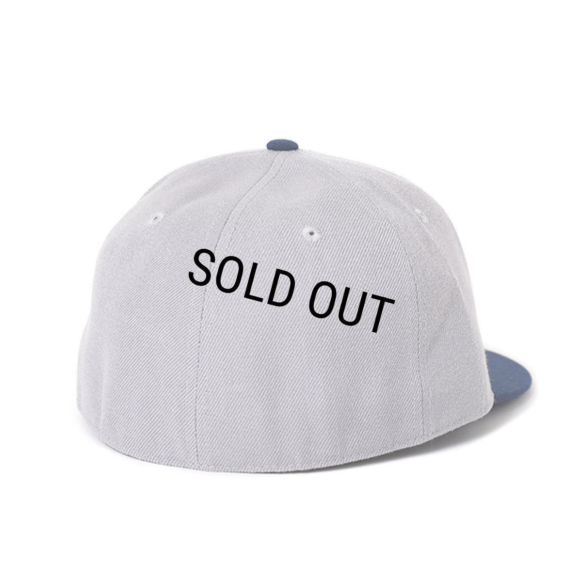 画像2: CHALLENGER/SCRIPT BASEBALL CAP（GRAY/NAVY）［スクリプトB.Bキャップ-24春夏］ (2)